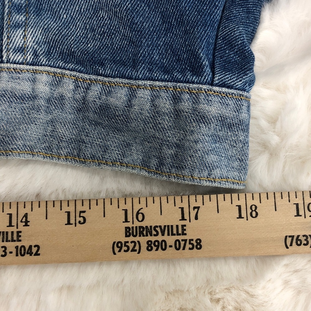 Free People Bedford Cropped Jean Jacket Size Small - Picture 9 of 16